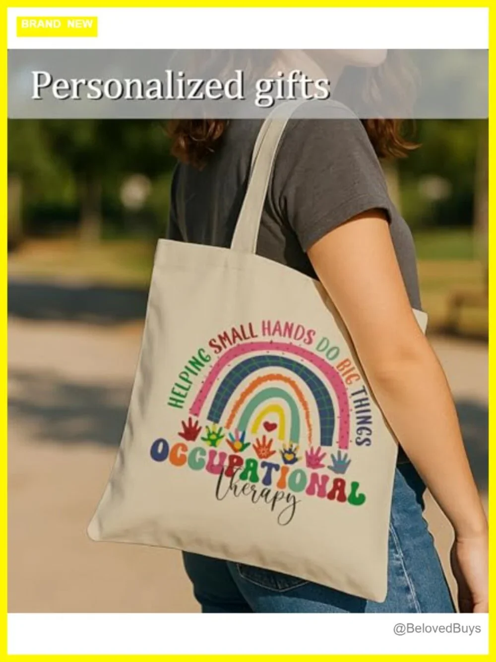 Canvas Tote Bag with Inner Pocket, Medium Size, Tote for Women